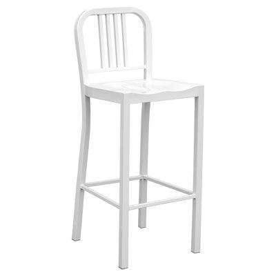 Steel Bar Stool with Steel Frame