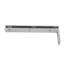 Tringle à rideaux simple en acier inoxydable Ahsen de 3,54 po de largeur totale-1470607726