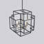 Lustre rectangulaire à 4 lumières-37315525