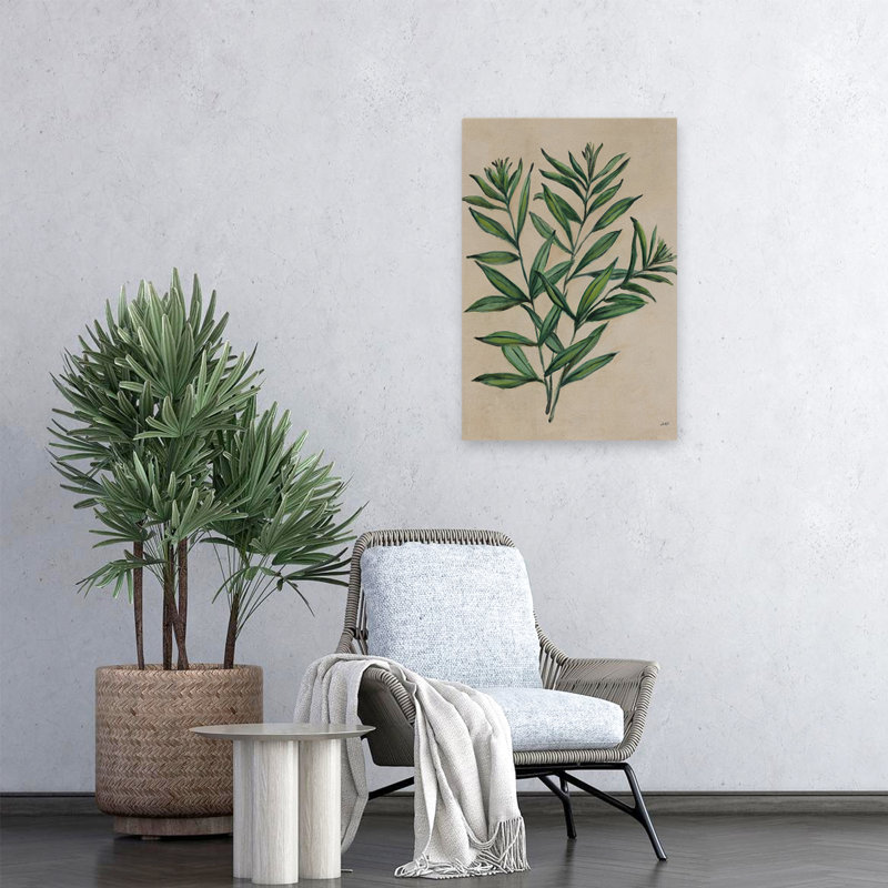 Art botanique et branches à base de plantes IV, H 24 po x l 16 po
