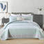 Ensemble de courtepointe 100% coton 98 po x 90 po DDUOXIN - 1 courtepointe avec 2 taies décoratives-117794884-138801288