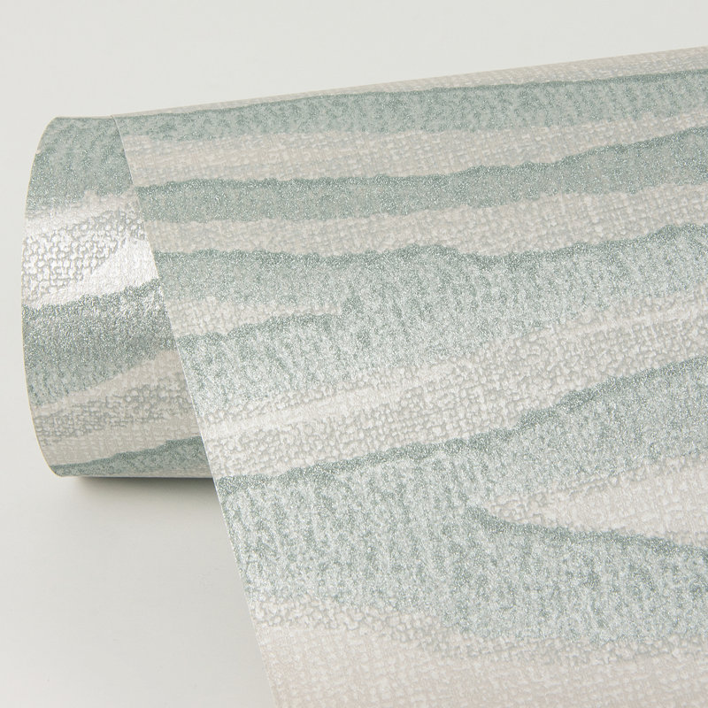 Rouleau de papier peint L 33 pi x l 20,5 po Chorus Wave, Écume de mer
