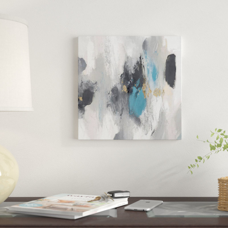 « gray days i », impression sur toile, H 12 po x l 12 po x P 0,75 po, Toile tendue