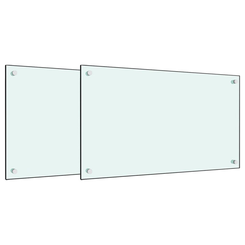 Chalfont Glass Peel and Stick Panel, 70 x 40 cm, white