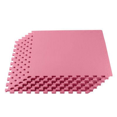 3/8" Thick Multipurpose Foam Floor Tile 24 Square Feet (6 Tiles)