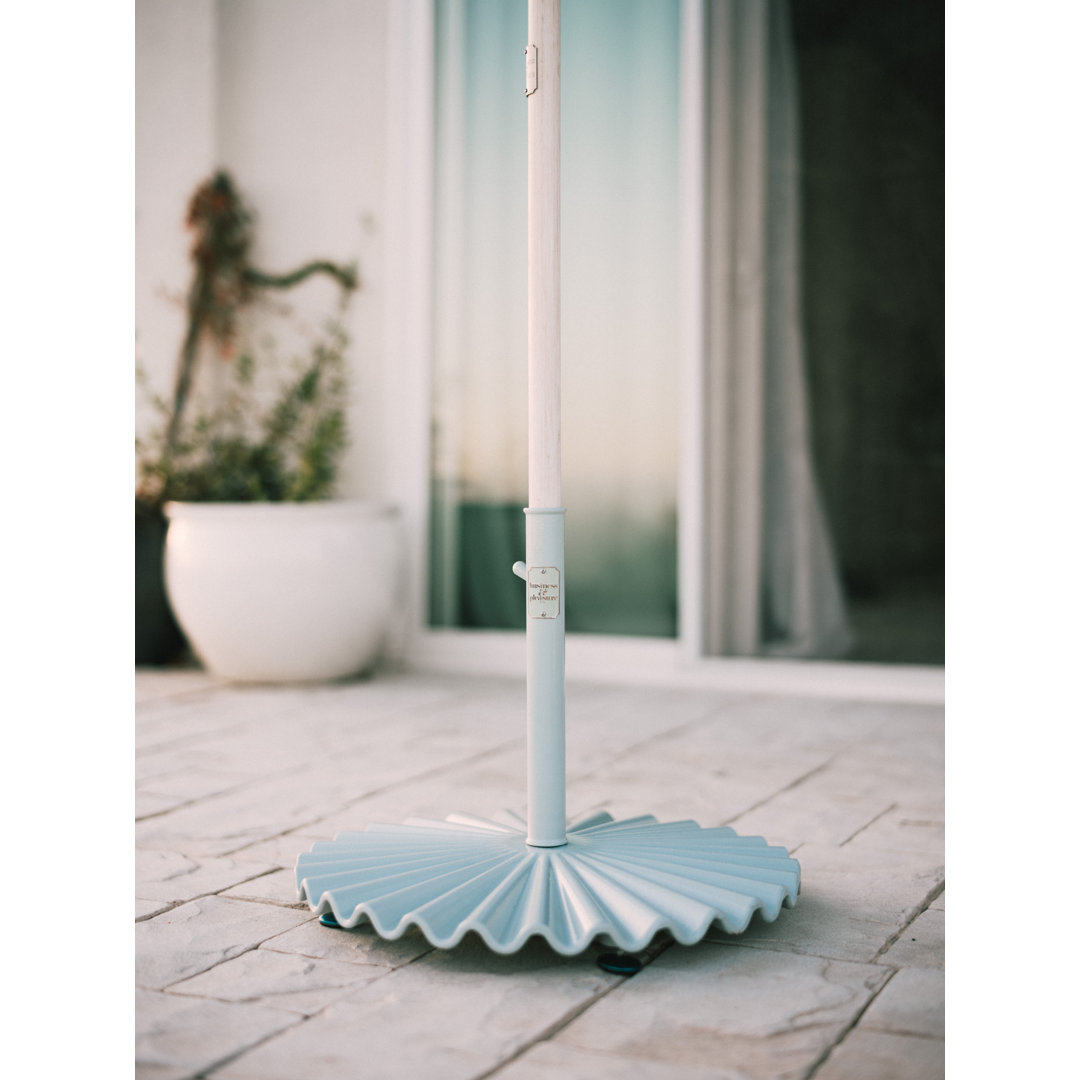 Tuscan 55 Lb. Metal Free Standing Umbrella Base with Wheels Business and Pleasure Co 