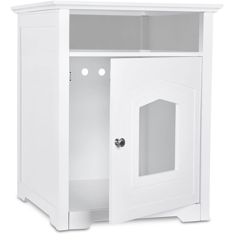 Enceinte de litière en bois Milla, H 25,2 po x l 19,9 po x P 20,9 po