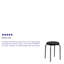 Tabouret empilable avec structure thermolaquée-77542458