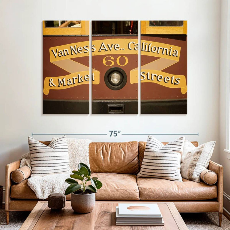 Retro Cable Car, 42" H x 65" W