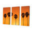 Golden Sunrise Palm Trees - Palmiers et palmiers, ensemble de reproduction d'art mural-107768536-107768531