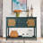 Rattan Entryway Table Console Table With Drawers, Accent Sofa Table Entryway Table