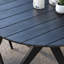  53.15" Teak Solid Wood Patio Dining Table-1946920875