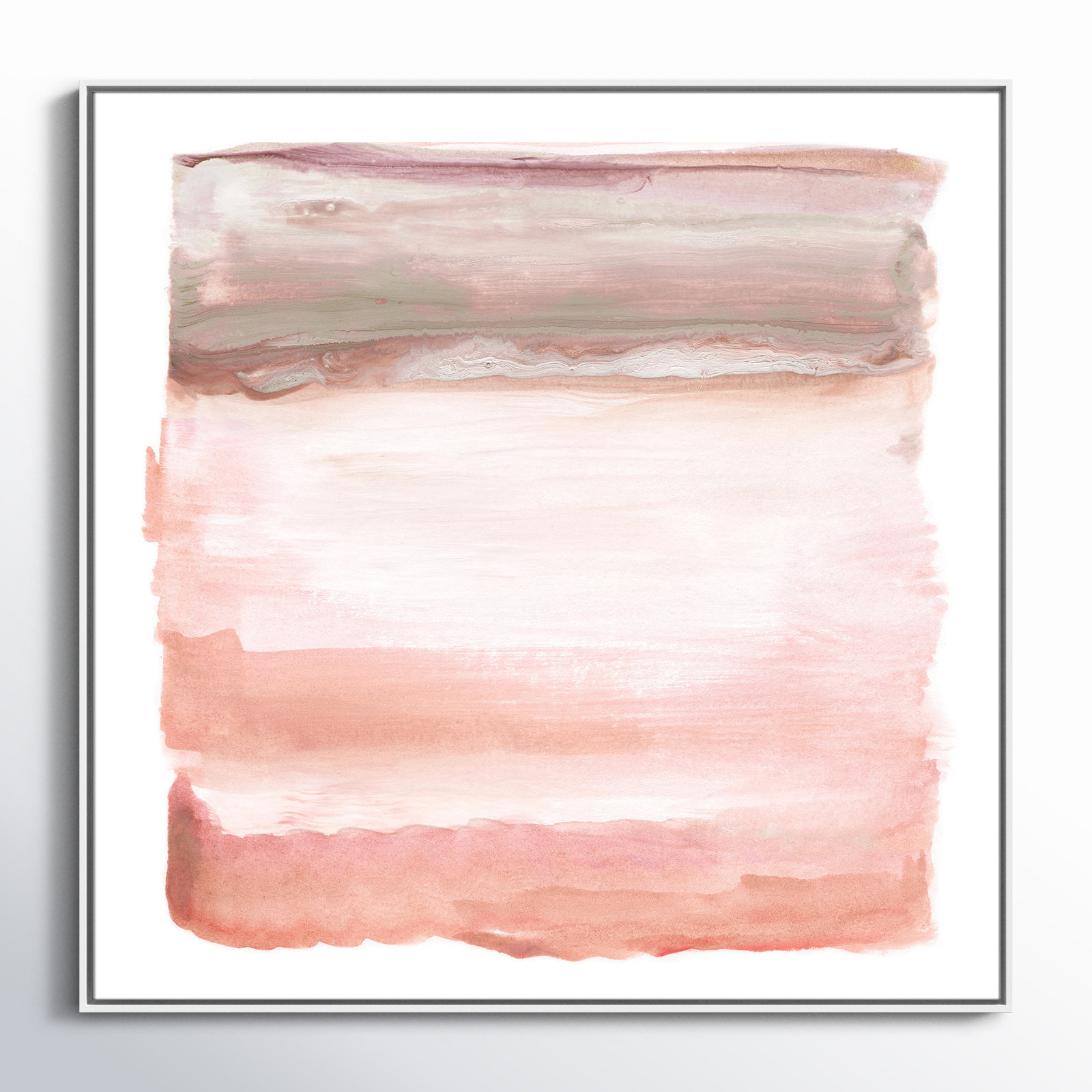 Lakeland "Boho Sky I" Print by Nan, 46.5" H x 46.5" W x 2" D, White