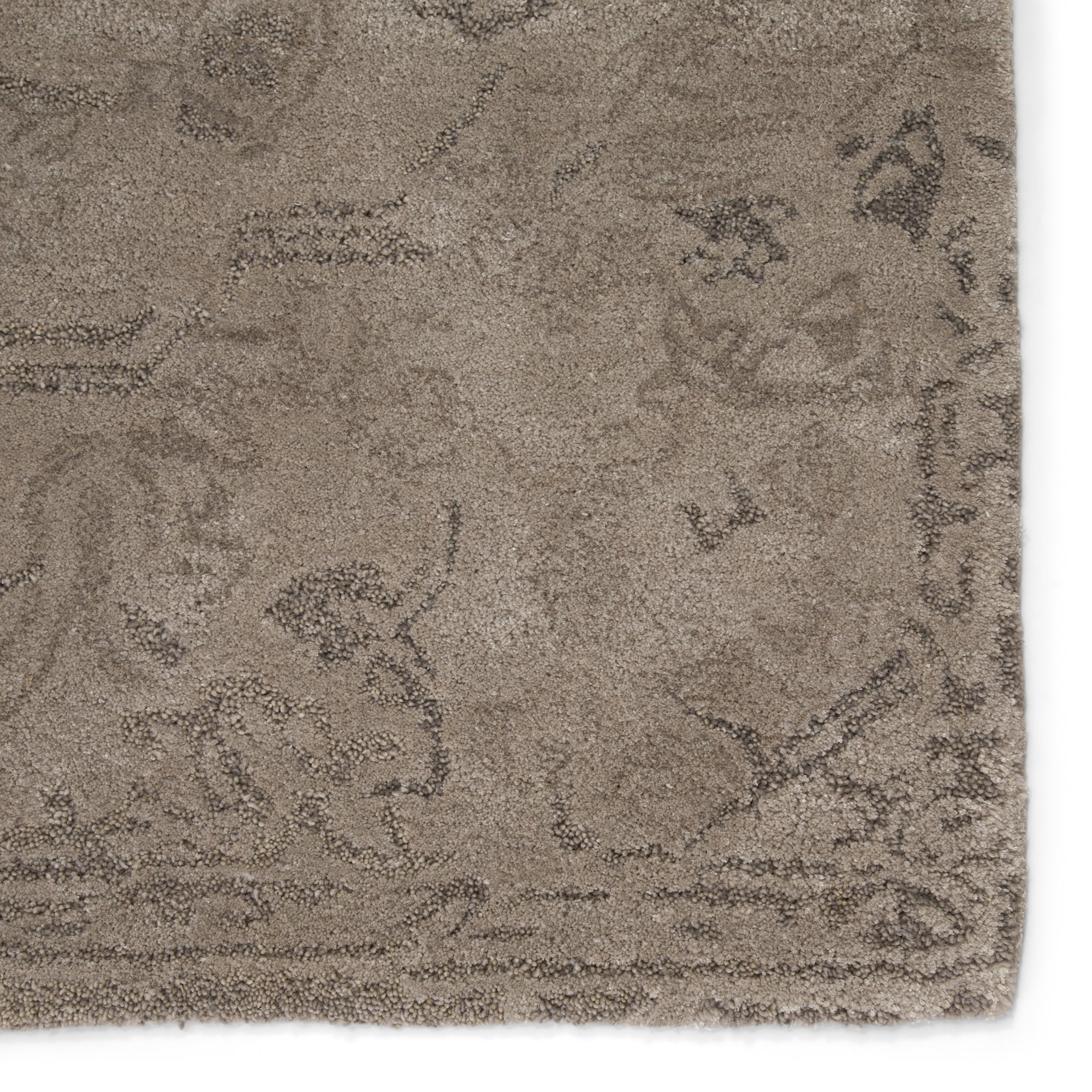 Ellsbury Handmade Gray Rug, Rectangle 8' x 10'