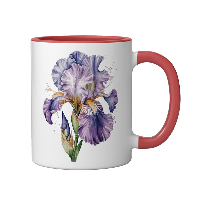 Ceramic Coffee Mug, Red