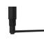 Bureau d'ordinateur à hauteur réglable Alani avec pieds en métal noir, H 29,3 po x l 47,08 po x P 23,6 po Alani-1914366517