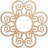 Cohen Wood Fretwork Pierced Ceiling Medallion-63411960-63411968