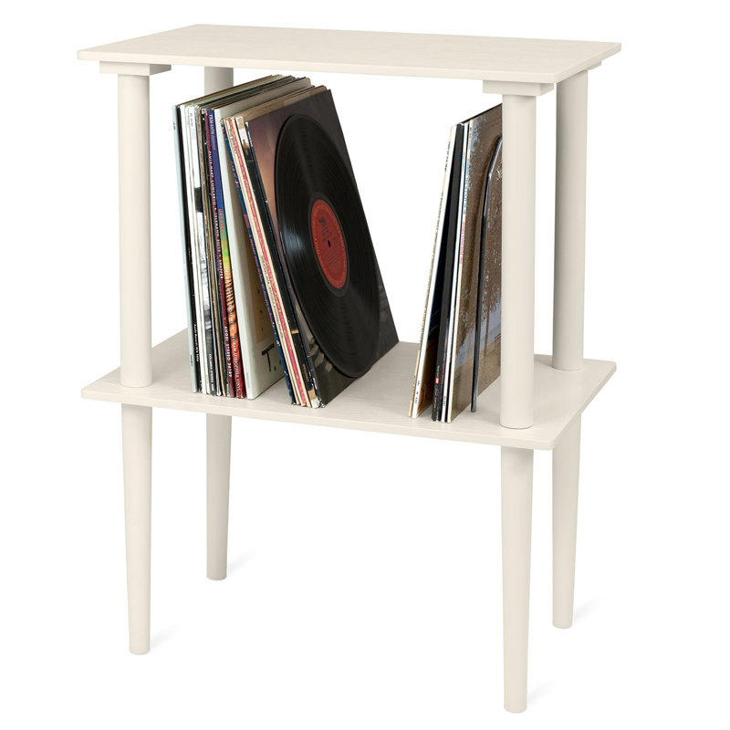 27'' H Media Shelves, White