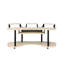 Table en chêne naturel de 83 po - pour la musique et la structure de bureau élégante-116732228
