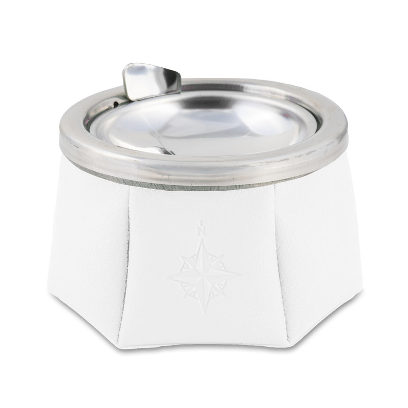 Cendrier coupe-vent, Blanc