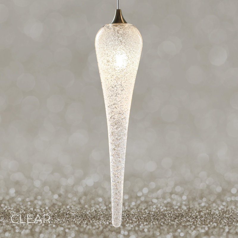 Icicle 3 - Light Pendant, Clear, Chrome