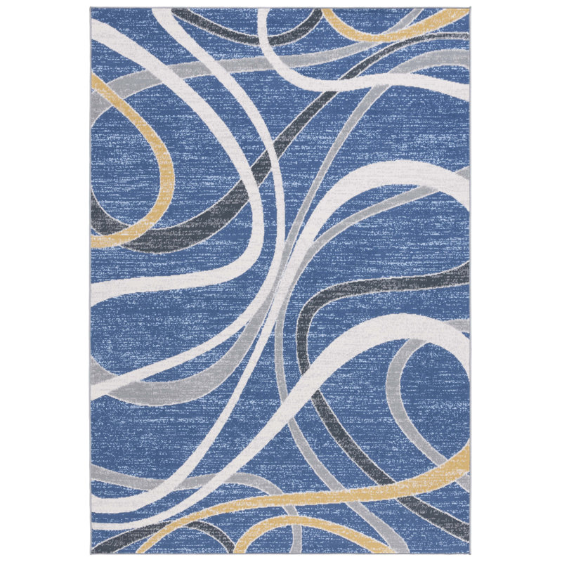 Gaudioso Performance Abstract Rug, Rectangle 5'3" x 7'6"