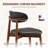 Maylon Upholstered Solid Wood Frame Side Chairs-1788348401