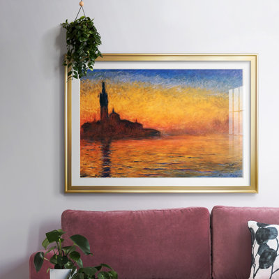 «Twilight, Venice, 1908», reproduction d'art encadrée