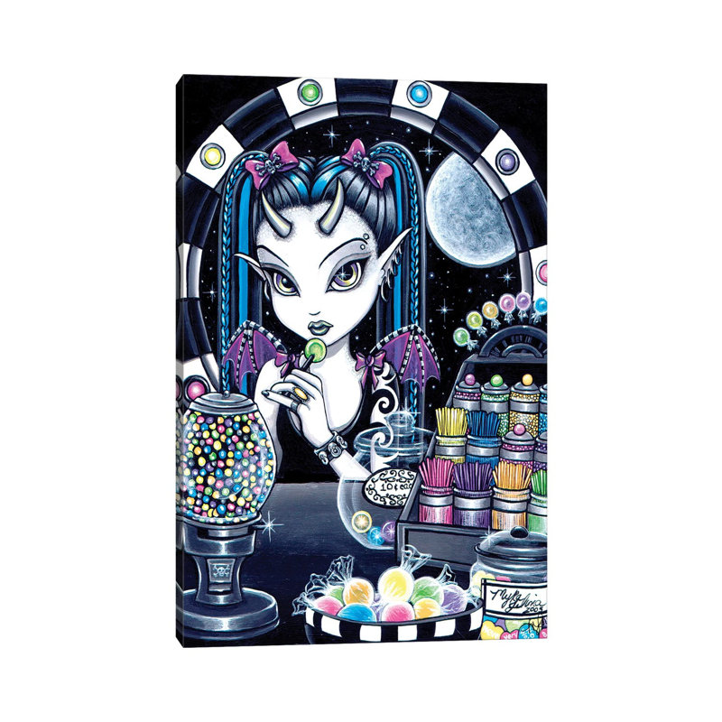 Sugar 1 Piece Wrapped Canvas Wall Art, 20.32 cm H x 30.48 cm W