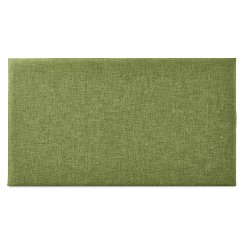 Franda Upholstered Velvet Headboard, Single (3'), Linoso Lime Green