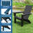 Buvana HDPE Folding Adirondack Chair-313151937