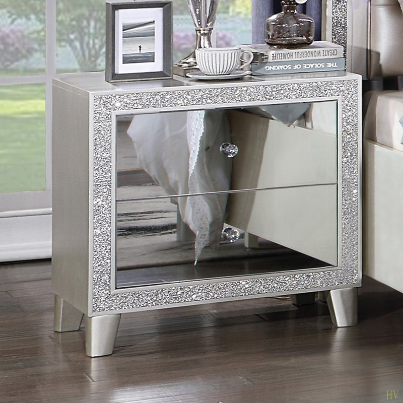 Table de chevet 1 pièce Glam Style