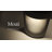 Moai Gray Integrated LED Bollard Light-70977833
