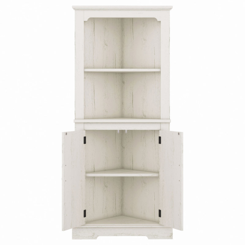 Armoire de rangement en coin, Beige
