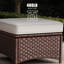 Layinsun Wicker Outdoor Patio Ottomans Set Of 2-1054065116-1054065113