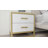 Patchell 19.7"H 2 Drawer Nightstand with Metal Frame-853194435