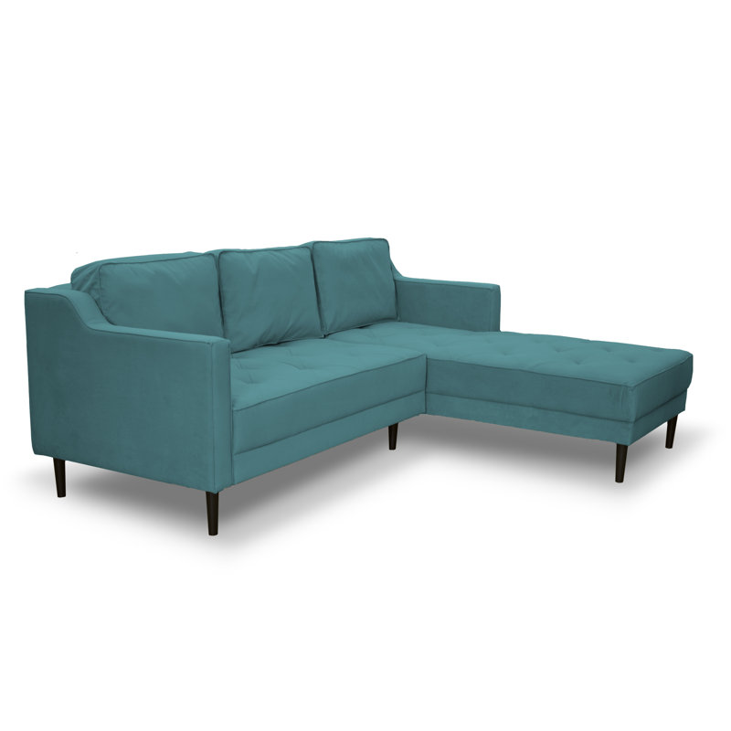 4 Seater Sofa Bed, Right Hand Facing, Teal
