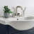 Bathroom faucet with 360 degree turn spout-115827301