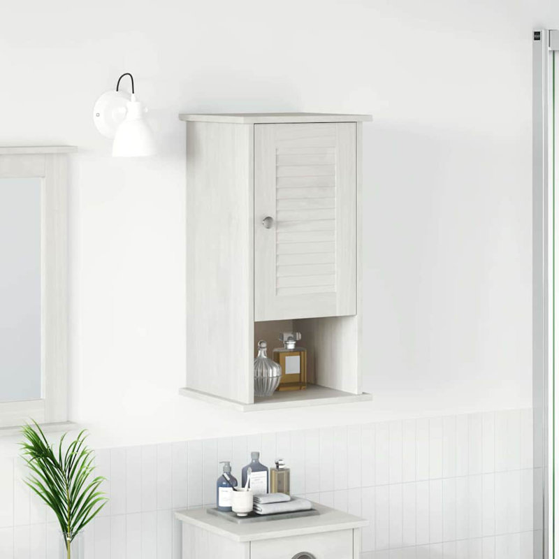 Wall-Mounted Bathroom Cabinet VIGO 37 X 34 X 71.5 Cm, White