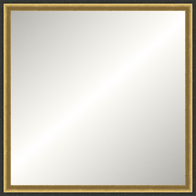 Gold  and Black Rustic Mirror