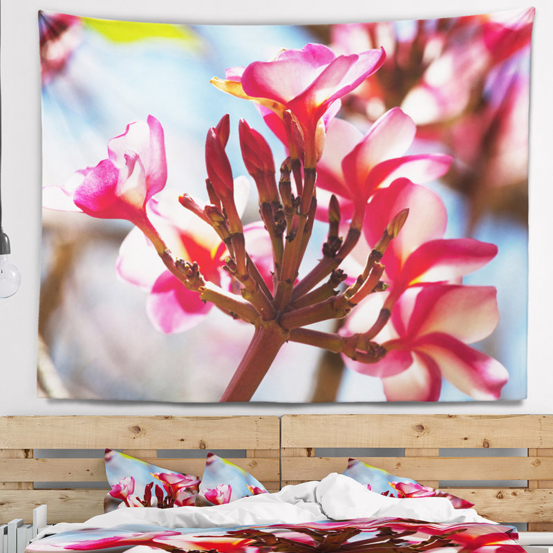 Bouquet de belles fleurs tropicales, H 50 po x l 60 po
