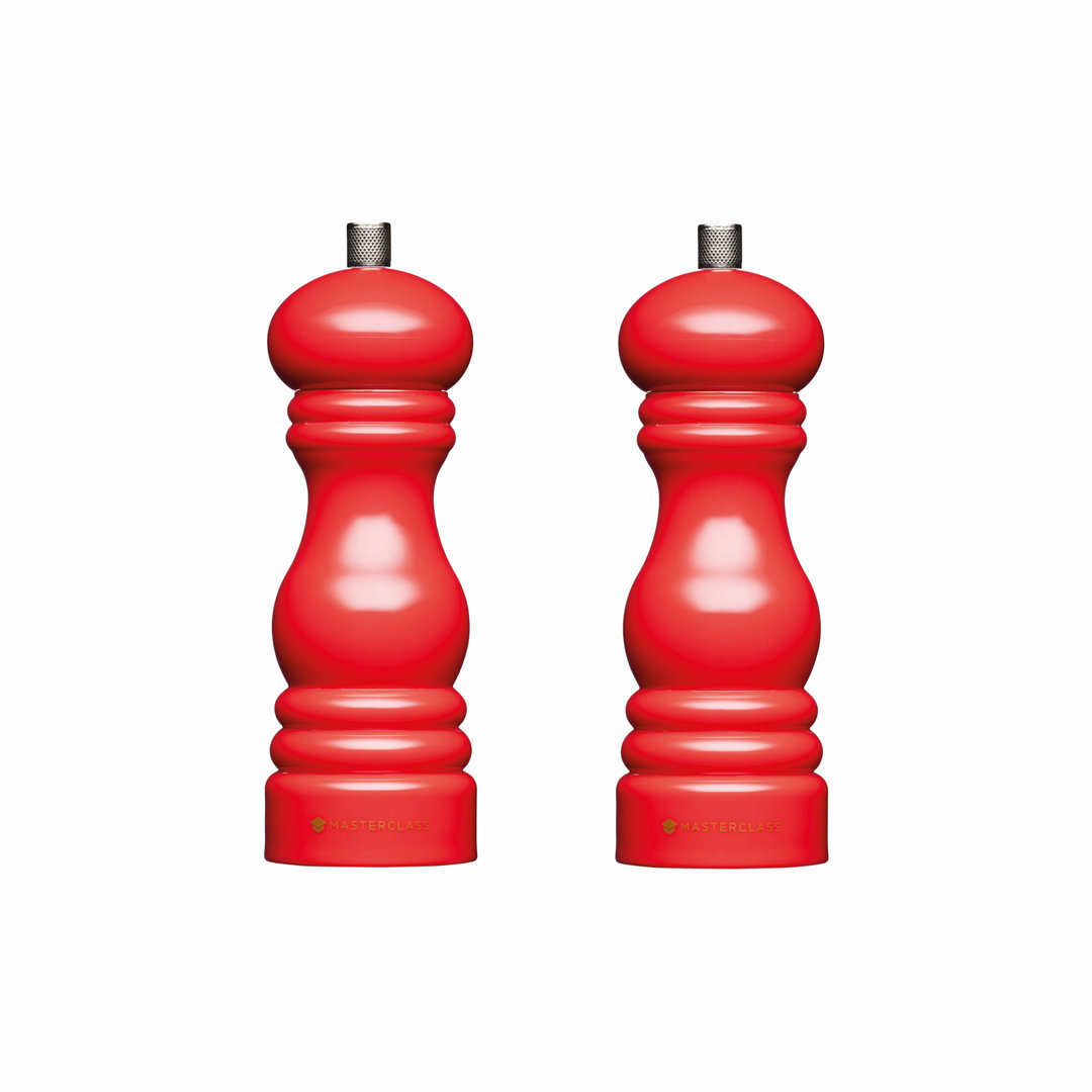 MasterClass Salt and Pepper Mill Set, Set of 2