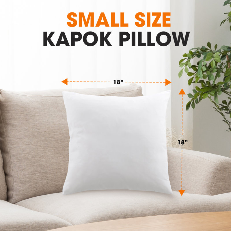 Reversible Throw Pillow, 18" x 18"