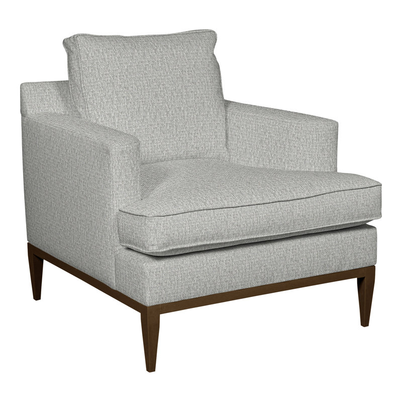 Camilla 34.5" Chair, Tuck Linen, Havana