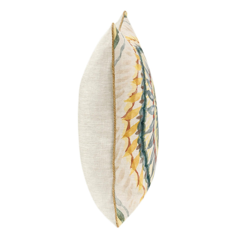 Mesta 20" Fabric Multi-Color Throw Pillow