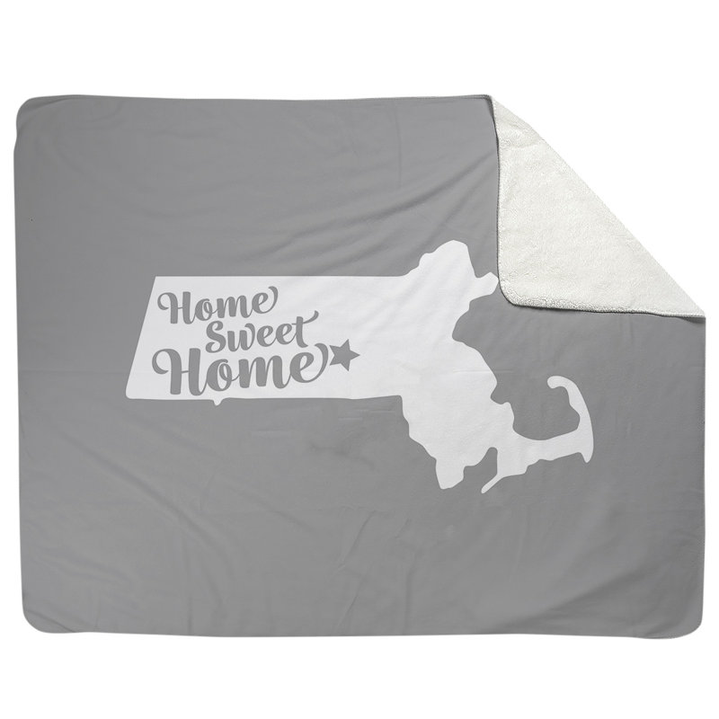 Jeté en polaires pour worcester home, l 52,5 po x L 62,5 po, Gris