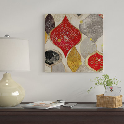 « red motif i », impression sur toile