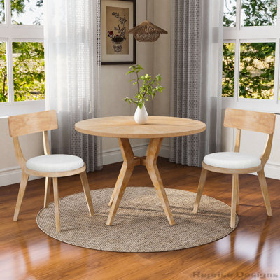 Set of 2 Modern Upholstered Dining Chairs