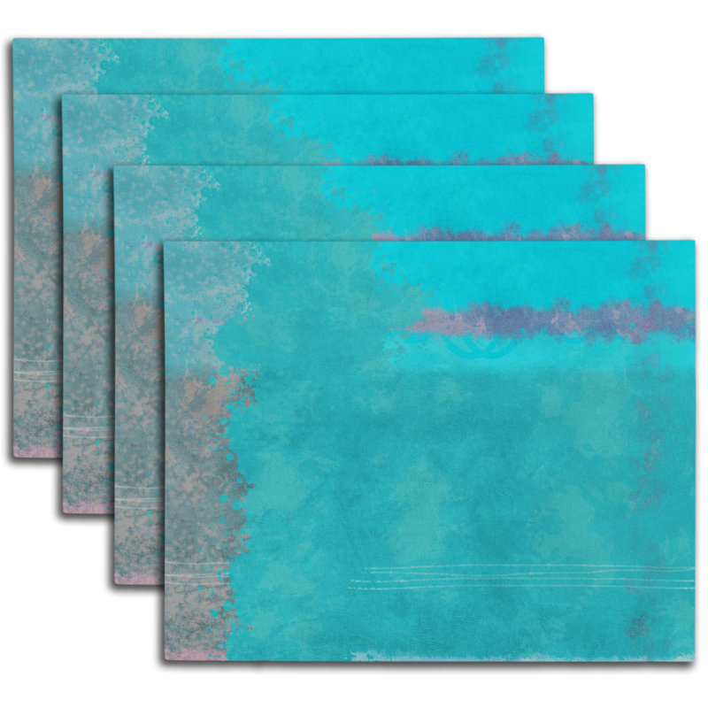 Polyester Abstract Rectangle Placemat
