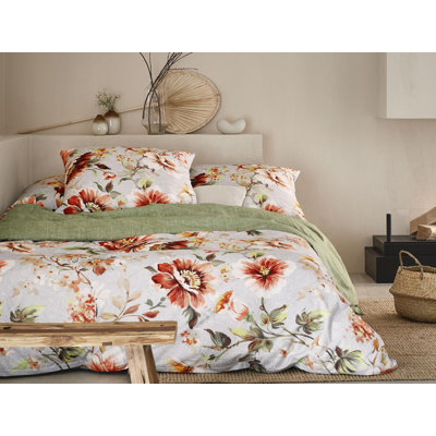 Sable 8854 Hook & Loop Fastener Cotton Duvet Cover Set